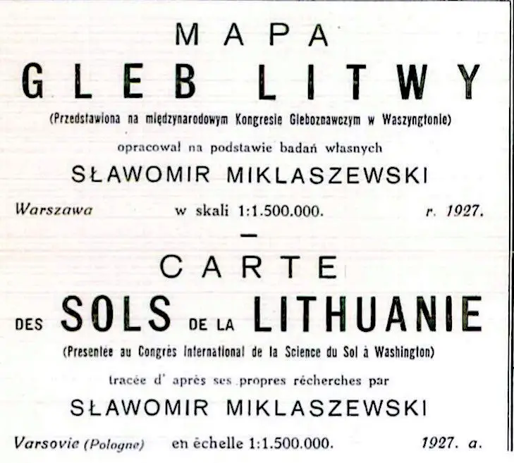 Mapa Gleb Litwy