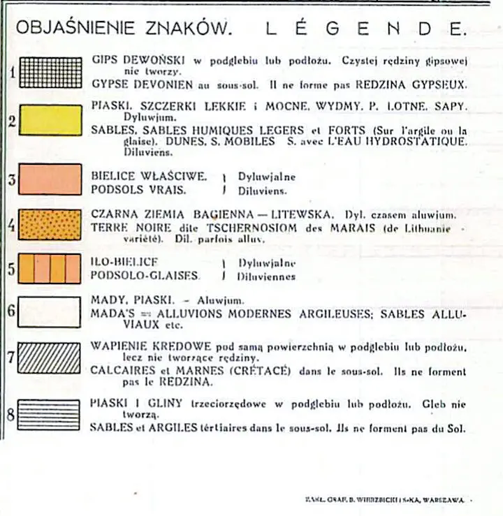 Mapa Gleb Litwy