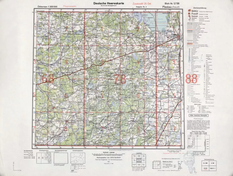 1943 U58 - Pleskau