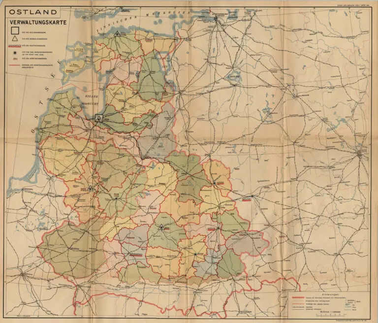 Ostland-Atlas: Baltische Randstaaten,
