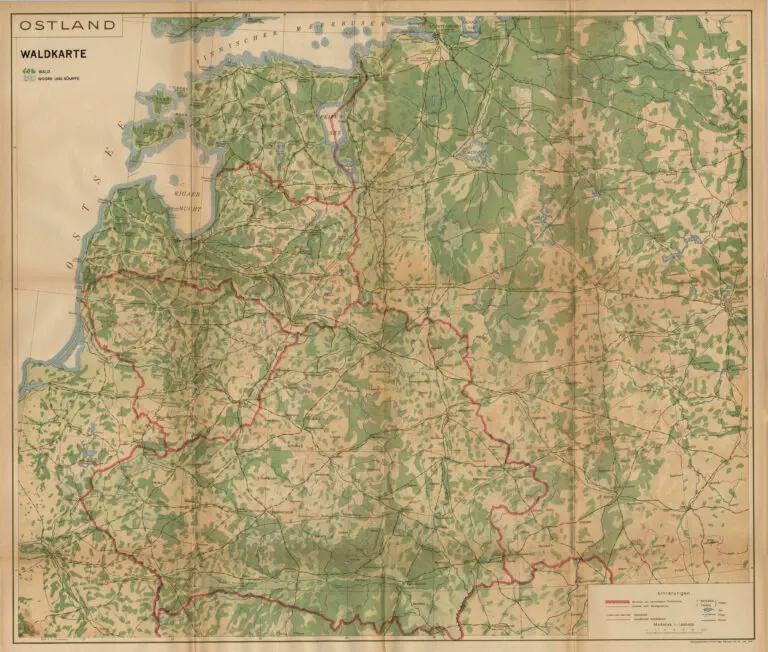 Ostland-Atlas: Baltische Randstaaten,
