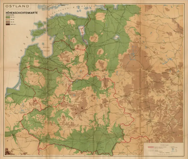 Ostland-Atlas: Baltische Randstaaten,