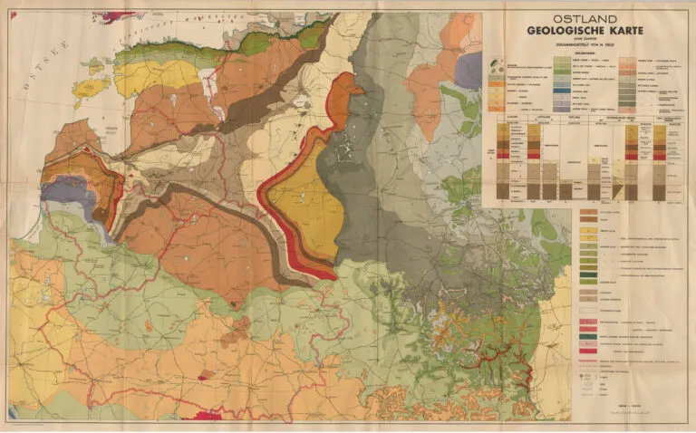 Ostland-Atlas: Baltische Randstaaten,