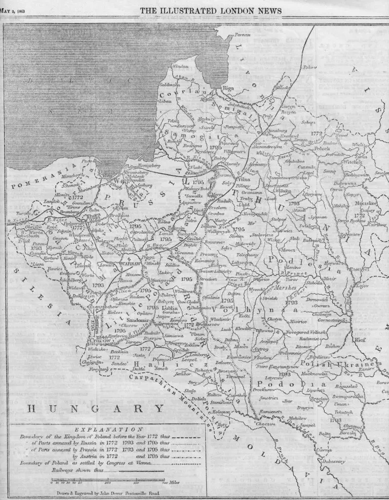 Boundary of the Kingdom of Poland...