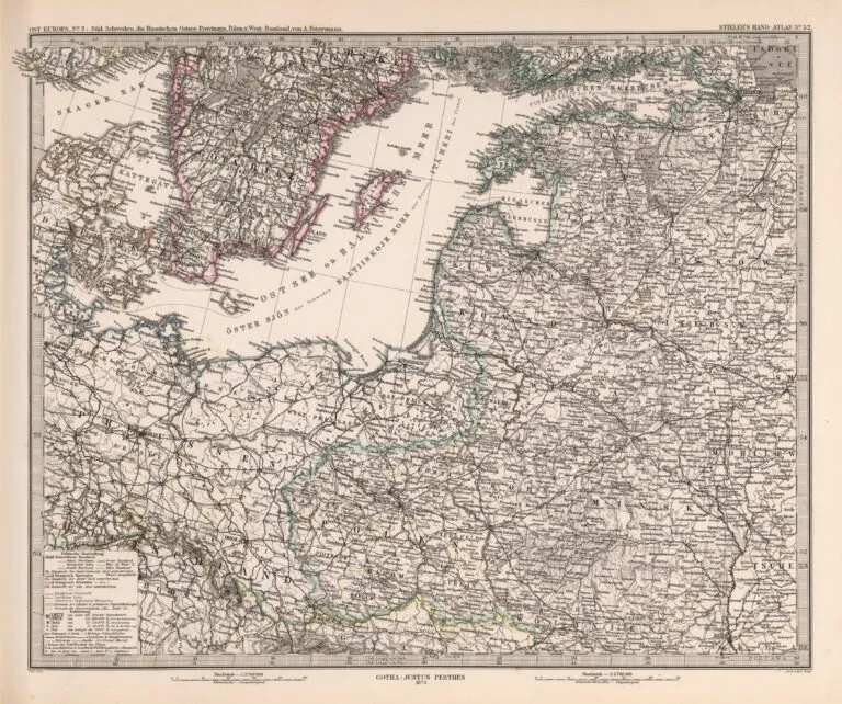 Sud-Schweden, die Russischen Ostersee- Provinzen, Polen, & West-Russland,