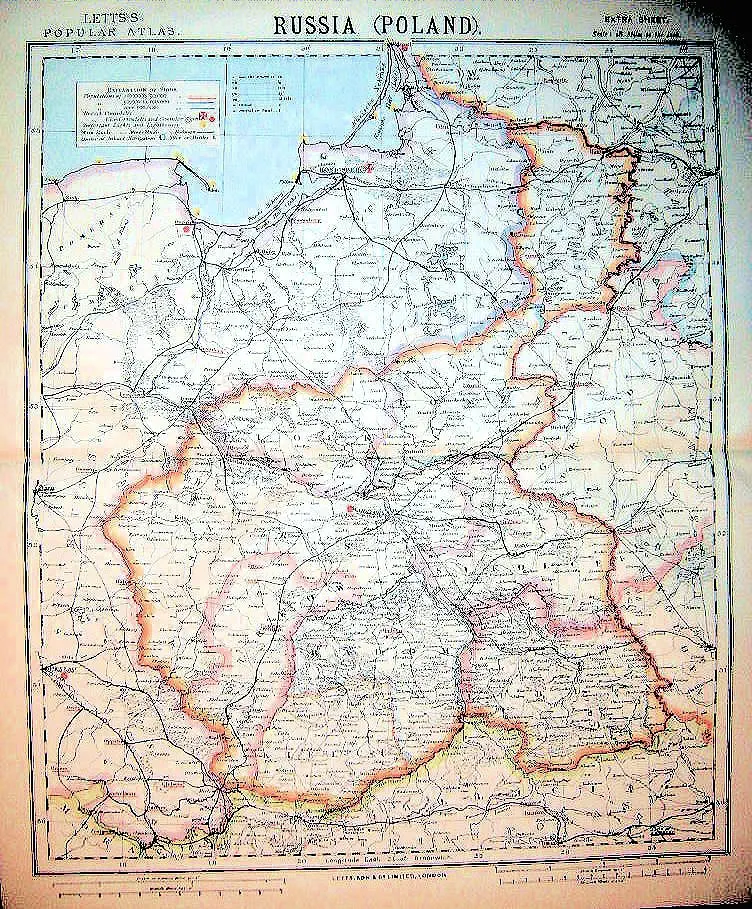 Letts Popular Atlas: