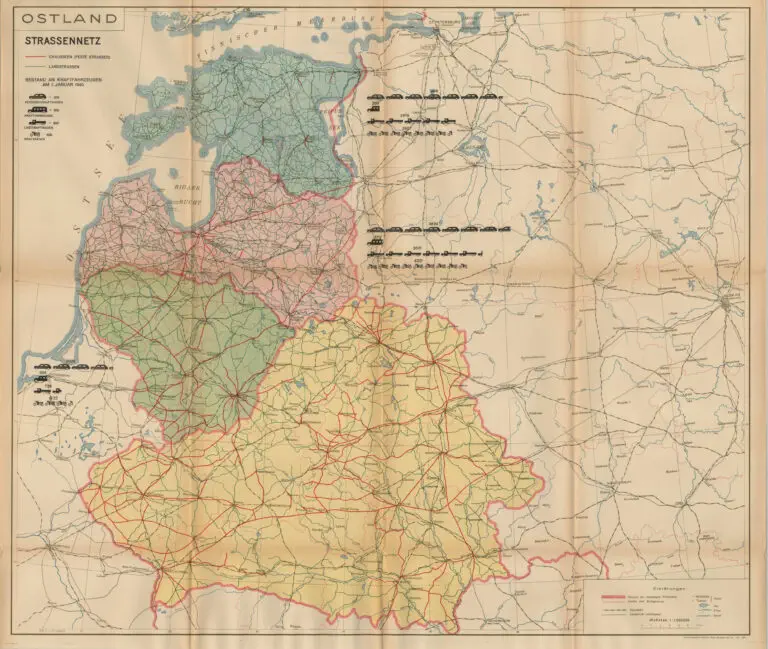 Ostland-Atlas: Baltische Randstaaten,
