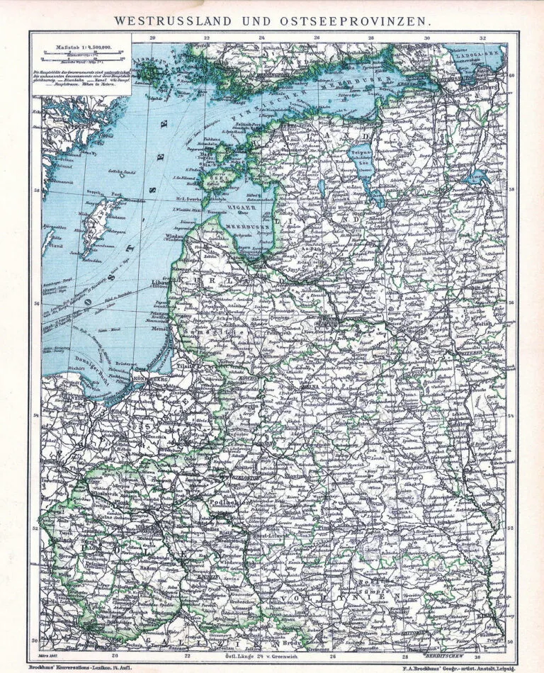 WESTRUSS- LAND UND OST- SEEPROVINZEN,