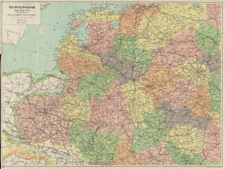 The Daily Telegraph War Map No. 17,