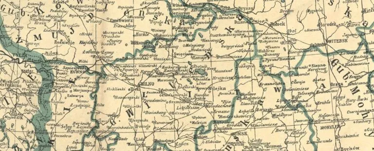 Mapa Europy Środkowej