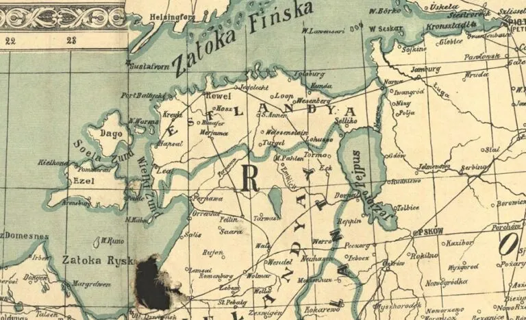 Mapa Europy Środkowej