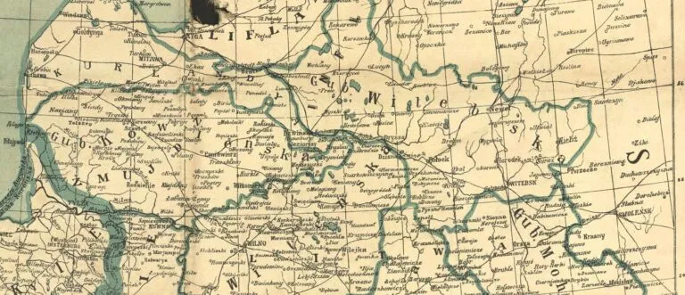 Mapa Europy Środkowej