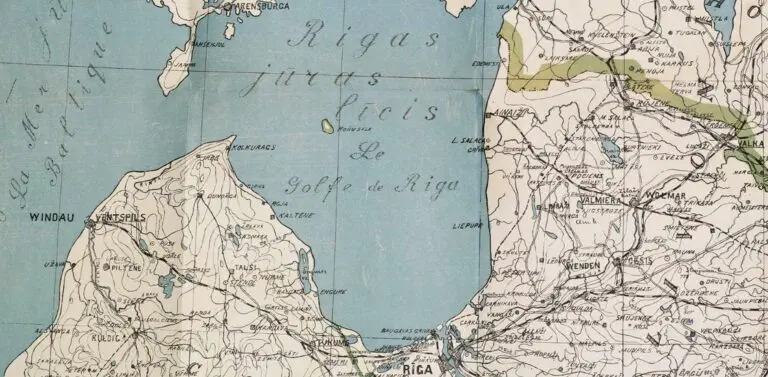 Latvijas Karte. Carte de la Latvie,