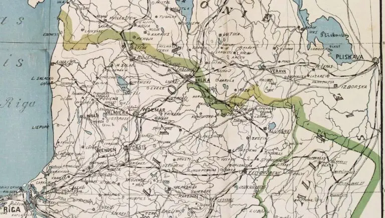 Latvijas Karte. Carte de la Latvie,