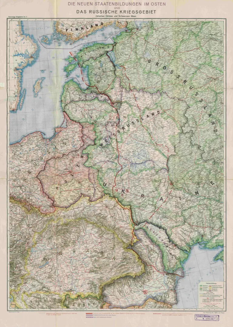 Die Neuen Staatenbildungen im Osten...