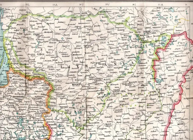 POLAND, with the free territory OF DANZIG, EAST PRUSSIA and LITHUANIA,