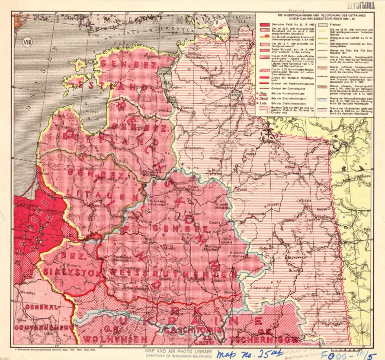 Die Wiedergewinnung und Neuordnung des Ostraumes durch das Grossdeutsche Reich 1939-42