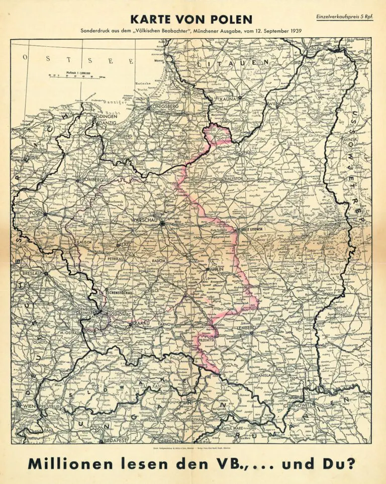 KARTE VON POLEN,