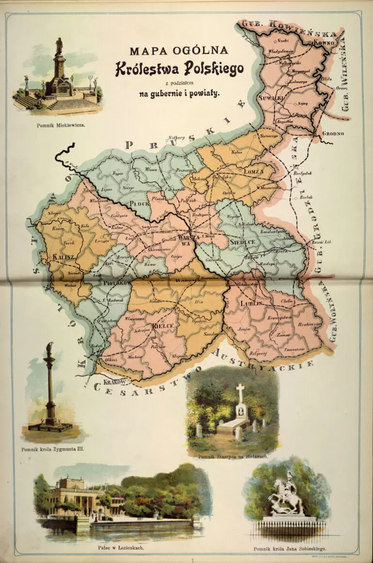 Atlas geograficzny ilustrowany Królestwa Polskiego
