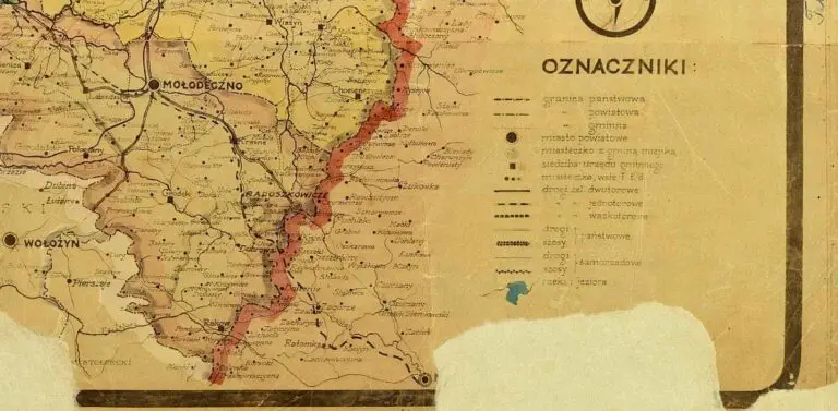 Mapa Wojew. Wilenskiego,