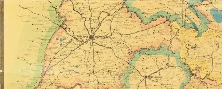 Mapa Wojew. Wilenskiego,