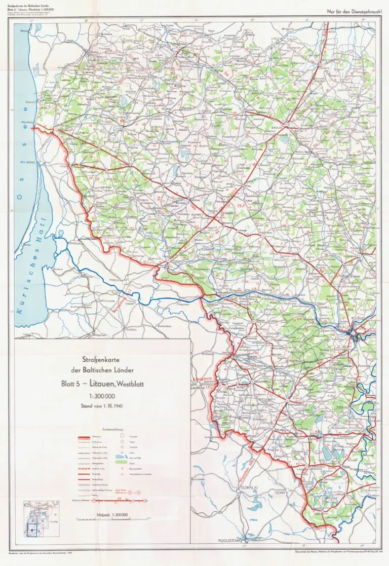 Blatt 5: Litauen, Westblatt