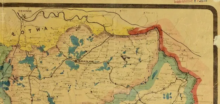 Mapa Wojew. Wilenskiego,
