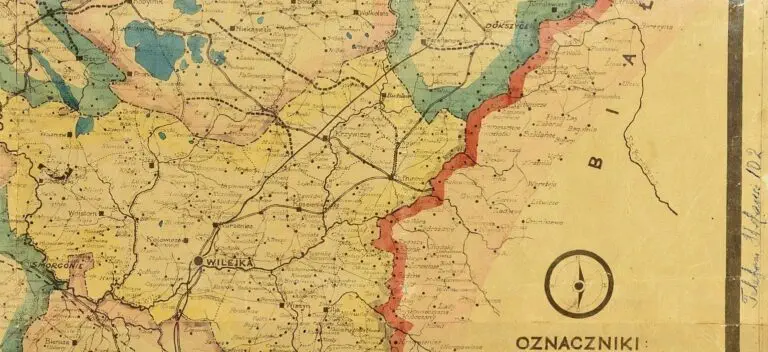 Mapa Wojew. Wilenskiego,