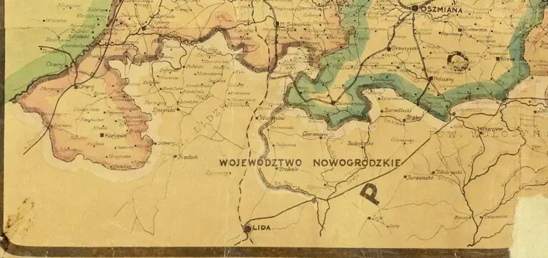 Mapa Wojew. Wilenskiego,