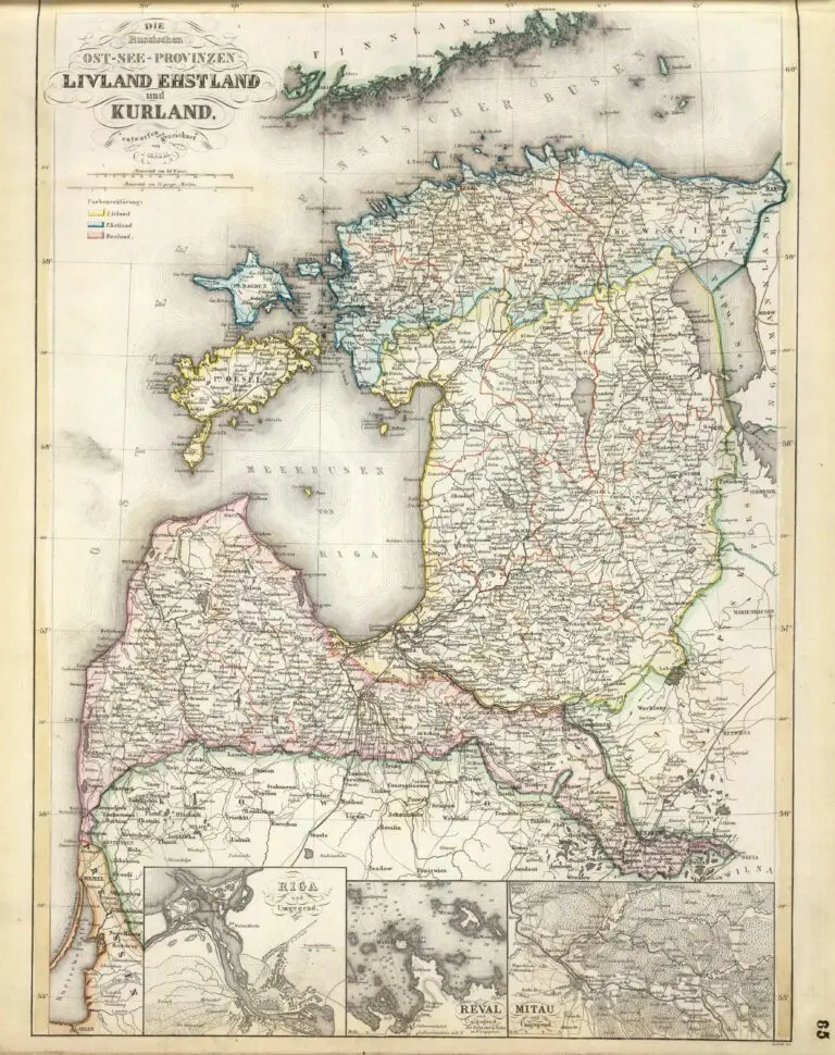 DIE Russichen OST-SEE - PROVINZEN LIVLAND EHSTLAND und KURLAND,