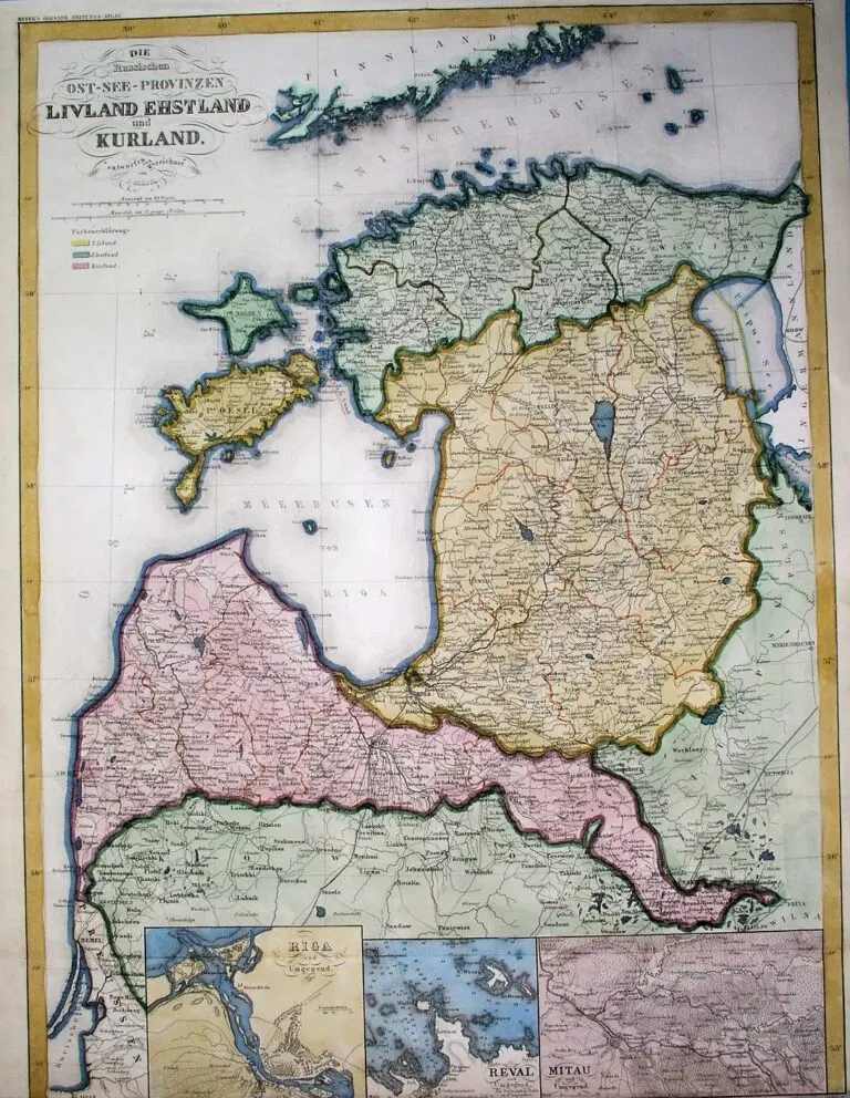DIE Russichen OST-SEE - PROVINZEN LIVLAND EHSTLAND und KURLAND,