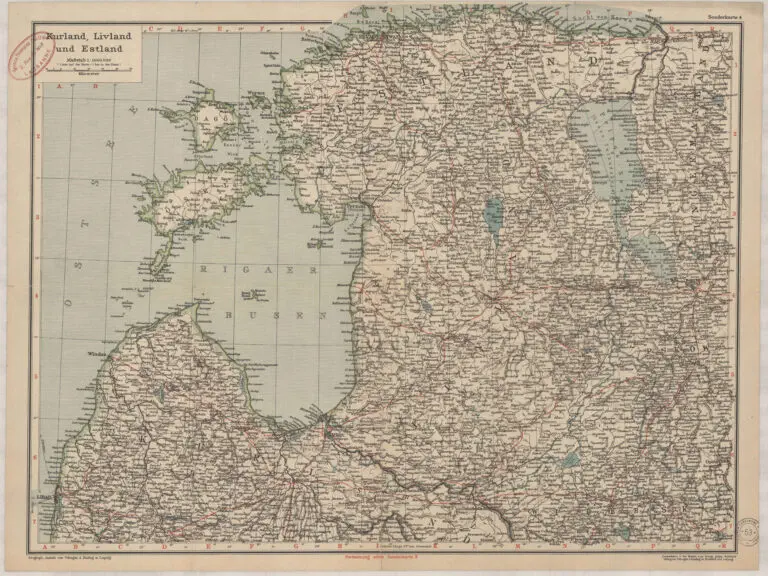 Kurland, Livland und Estland