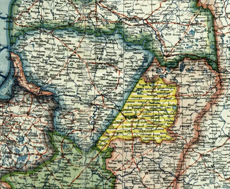 Mapa Polski w granicach obec nych podziałem