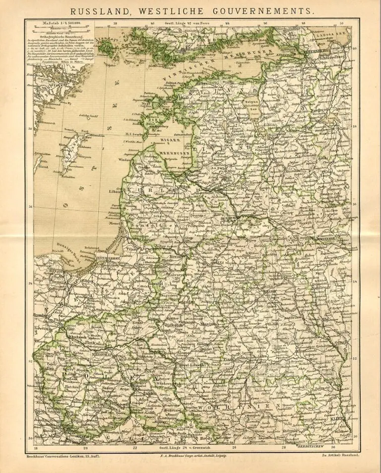 Russland, Westliche Gouvernements,