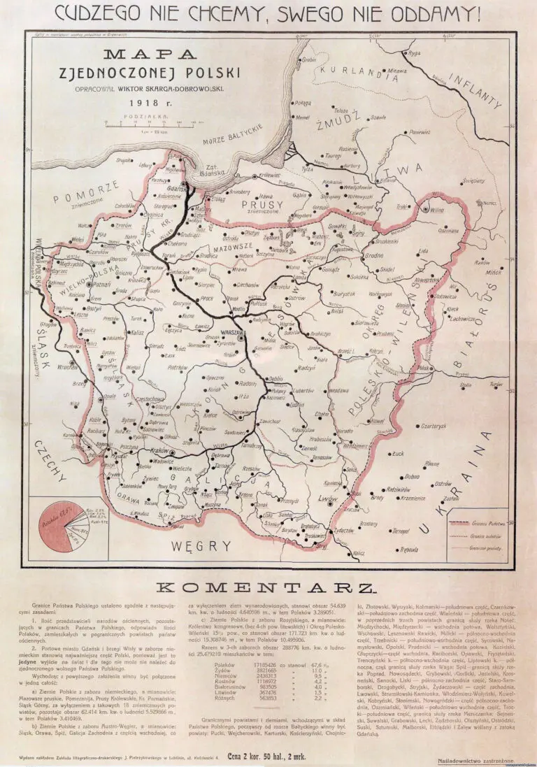 MAPA ZJEDNOCZONEJ POLSKI