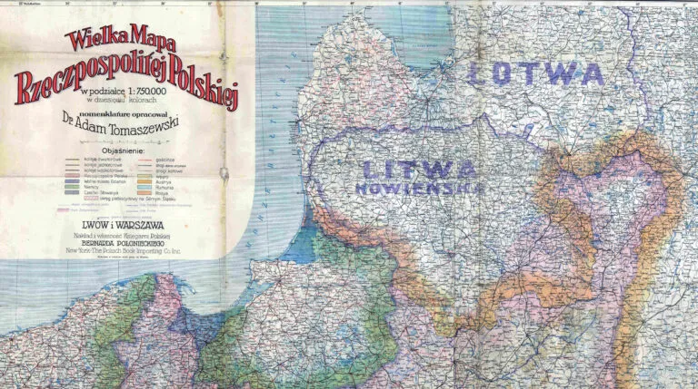 Wielka Mapa Rzeczpospolitej Polskiej.