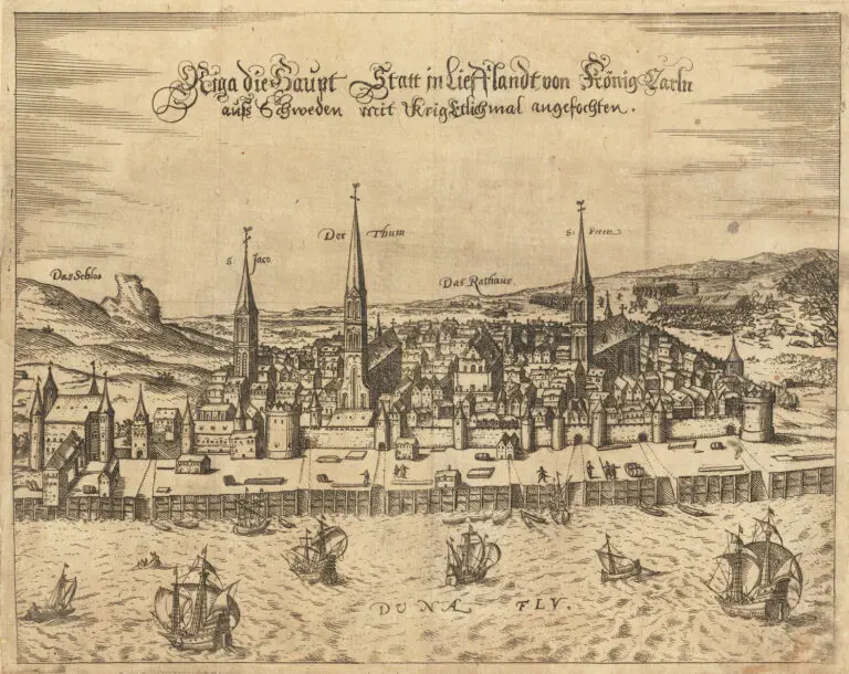 Riga die Haupt Statt in Liefflandt ..,