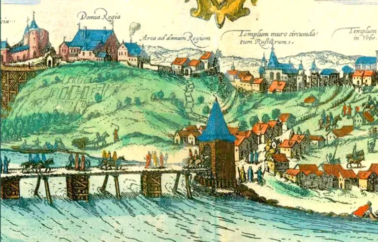 Grodna - Vera Designatio Urbis in Littavia Grodnæ.