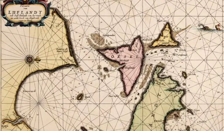 Pas- caarte van Liiflandt ende Oost- Finlandt...