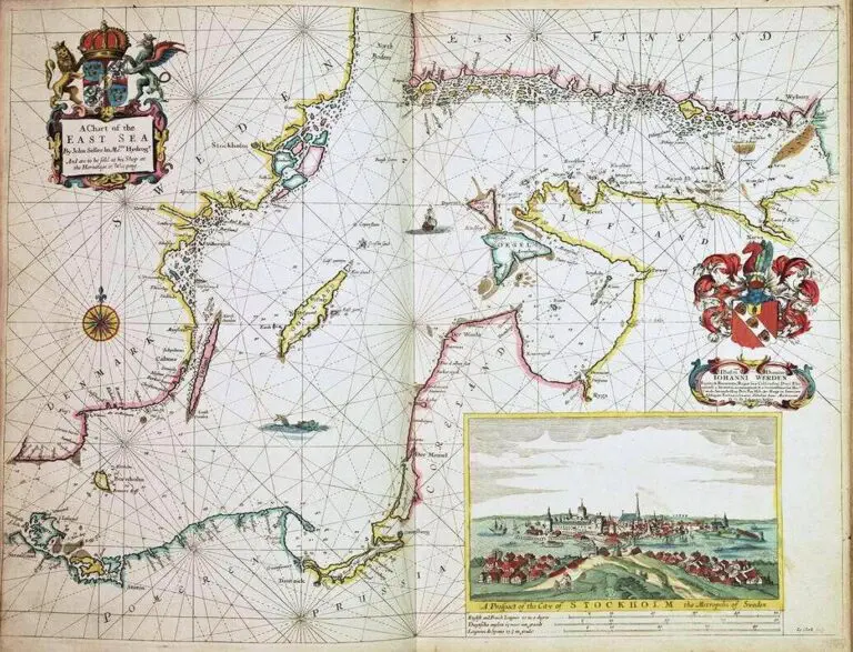 A chart of the East Sea,