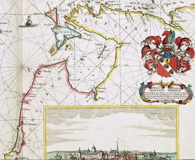 A chart of the East Sea,