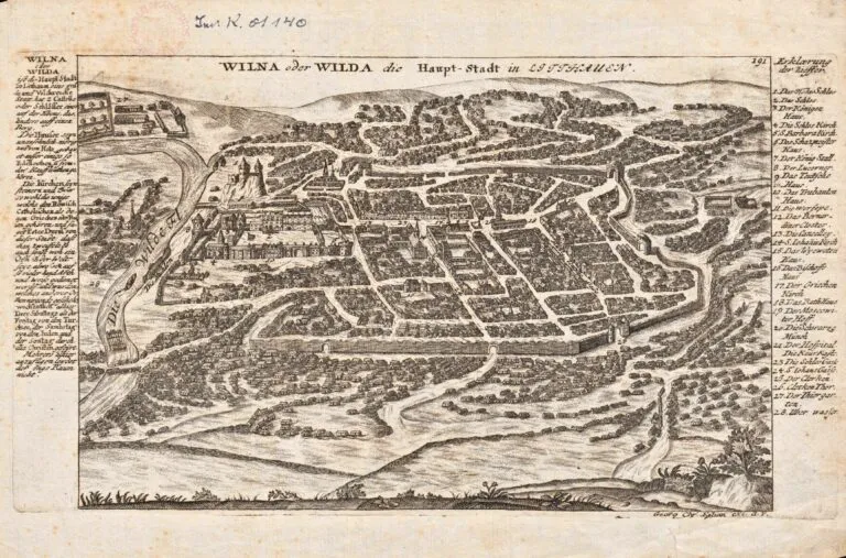 WILNA oder WILDA, die Haup-Stadt in LITTHAUEN,
