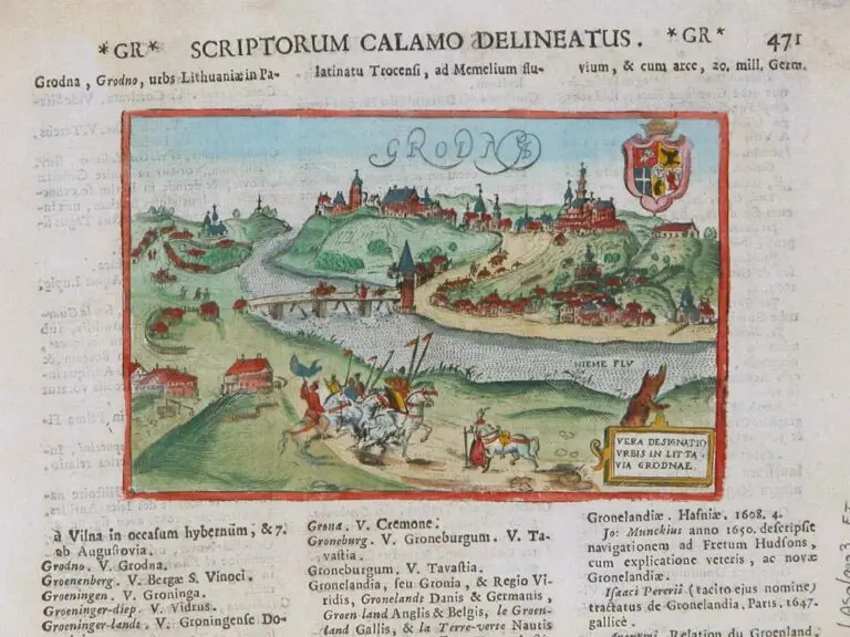 Vera Designatio Urbis in Littauia Grodnæ.
