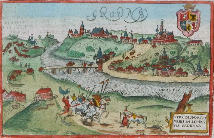 Vera Designatio Urbis in Littauia Grodnæ.