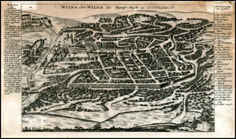 WILNA oder WILDA, die Haup-Stadt in LITTHAUEN,