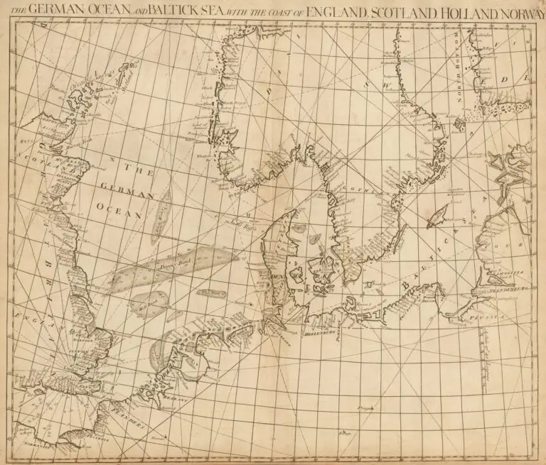 The GERMAN OCEAN and BALTICK SEA...