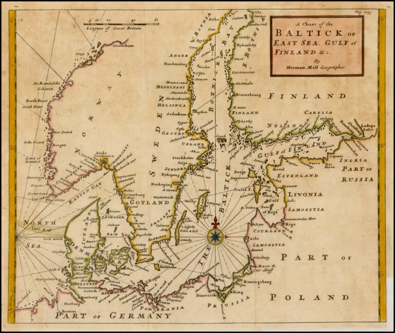A Chart of the Baltick or East Sea. Gulf of Finland &c.