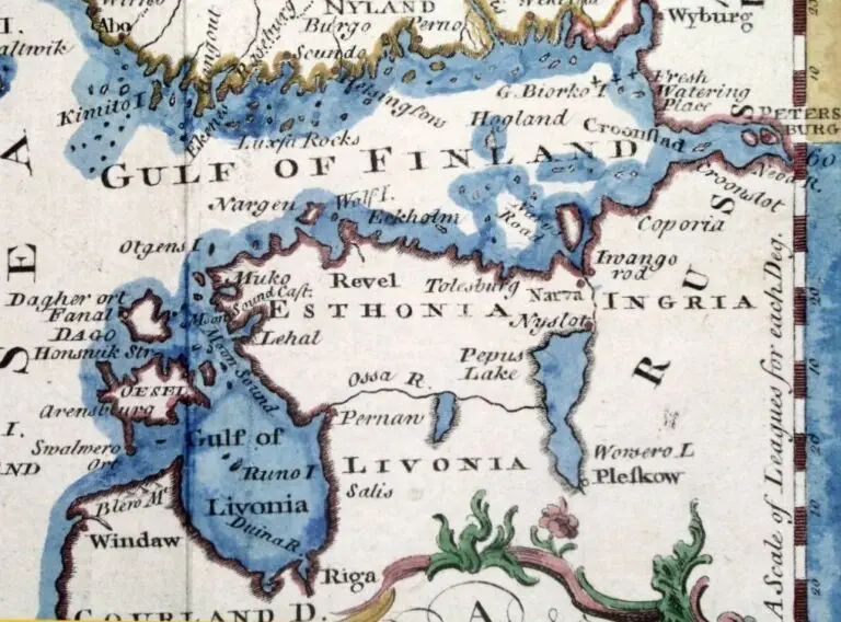 Chart of the Baltic Sea..,