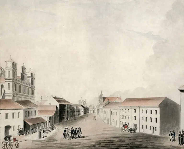 Vilniaus Didžioji gatvė su Šv. Kazimiero bažnyčia