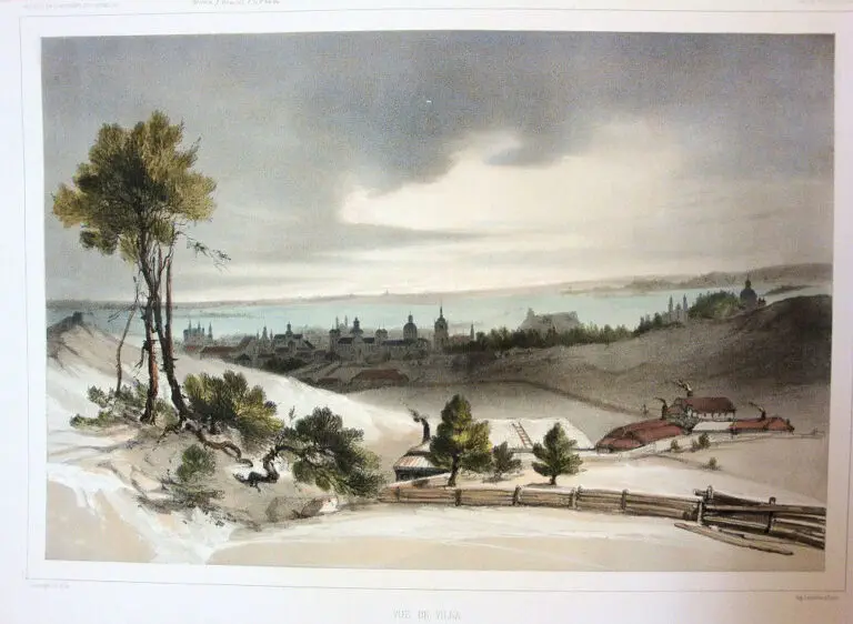 Vue de Vilna.